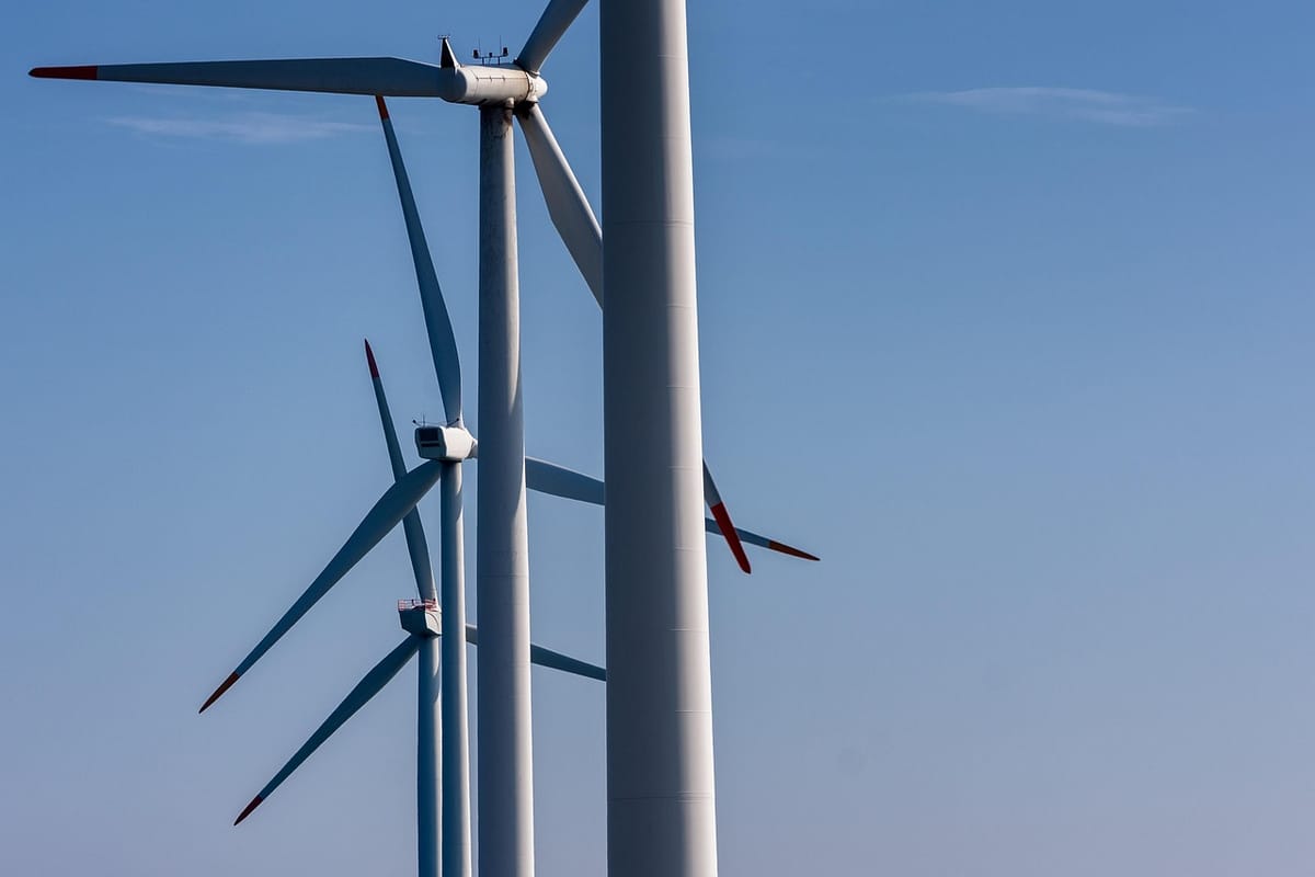 Construction begins on the Khangela Emoyeni wind power station in the central Karoo
