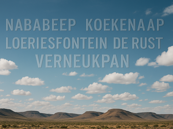 The poetry of place names