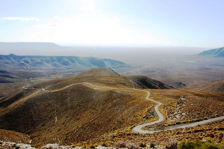 Early transport routes through the Karoo